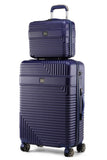 MKF Mykonos Luggage Set Carry-on and Cosmetic Case-4 Colors