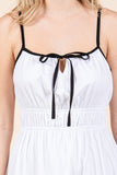 Plus Size Piping Detailed Midi Sundress