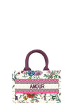 AMOUR Flower Oblique Book Small Tote Bag-5 Colors