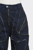Urban Nomad Distressed Cargo Jeans