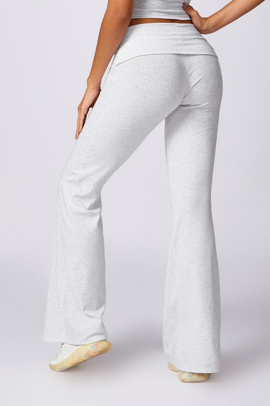 High-Waisted Casual Flare Sports Pants- 5 Colors