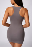 Racerback Bodycon Dress- 5 Colors