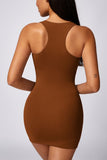 Racerback Bodycon Dress- 5 Colors