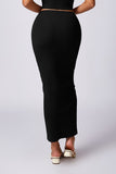 High Waist Hip Hugging Maxi Skirt- 5 Colors