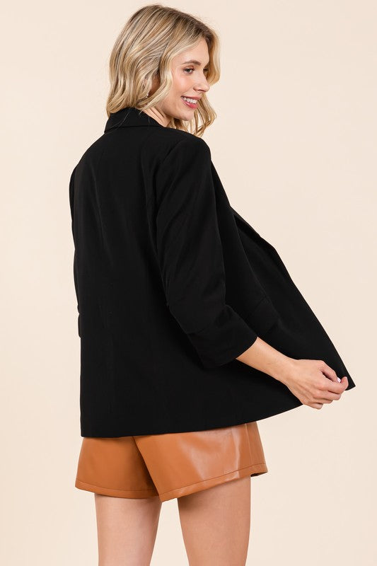 Classy Open-Front Casual Blazer- 3 Colors