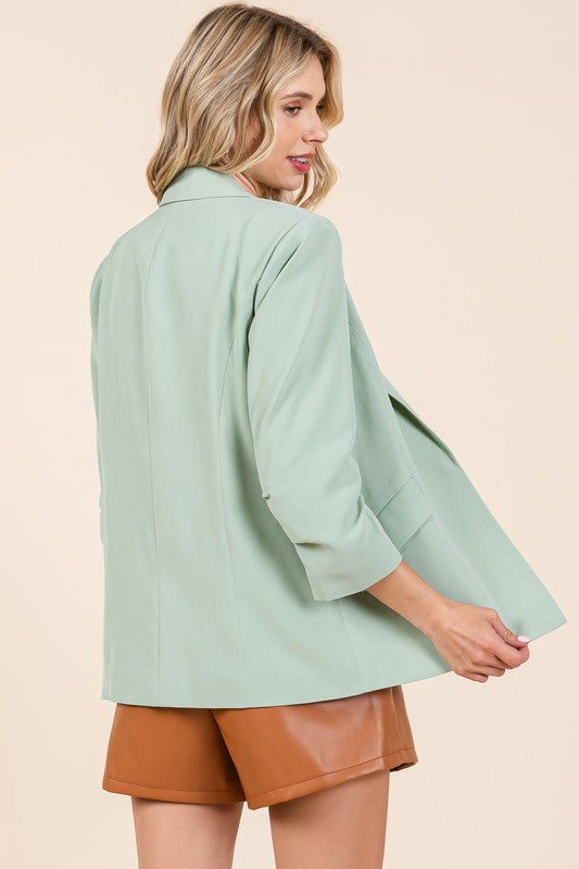 Classy Open-Front Casual Blazer- 3 Colors