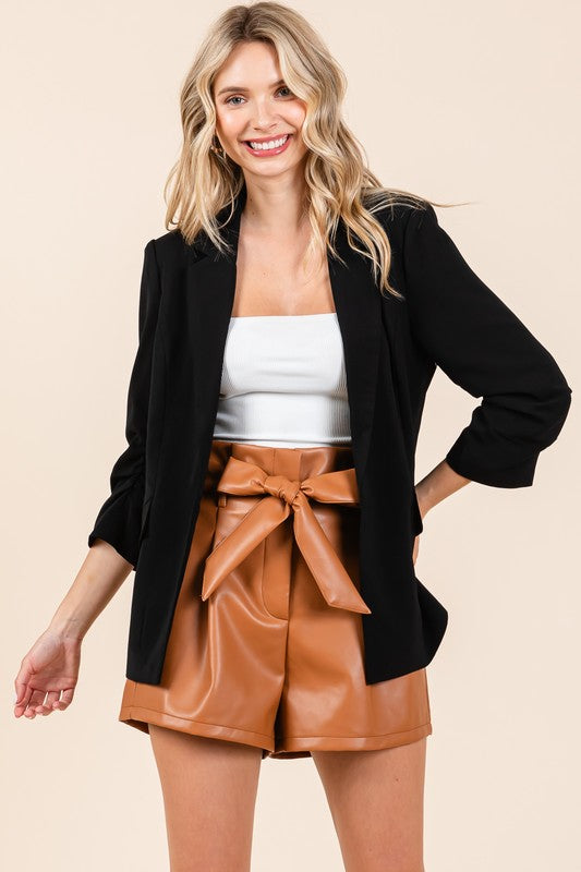 Classy Open-Front Casual Blazer- 3 Colors