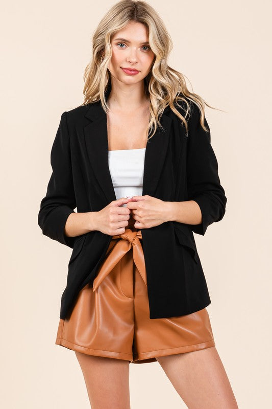 Classy Open-Front Casual Blazer- 3 Colors