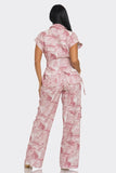 Pink Whisper Tie-Dye Jumpsuit