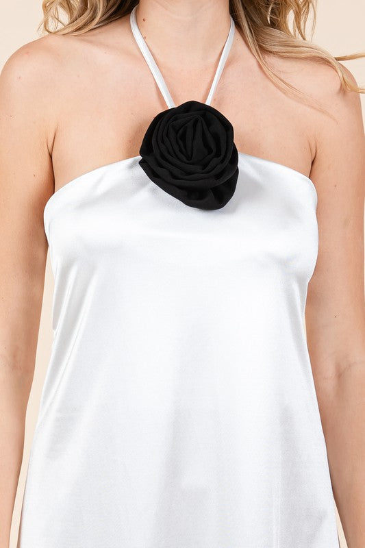 Plus Size Satin Slip Dress