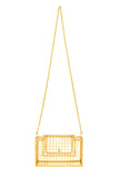 Metal Cage Crossbody Clutch Bag-3 Colors