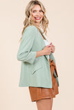 Plus Size Classy Open-Front Casual Blazer-3 Colors