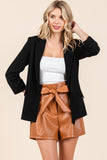 Plus Size Classy Open-Front Casual Blazer-3 Colors