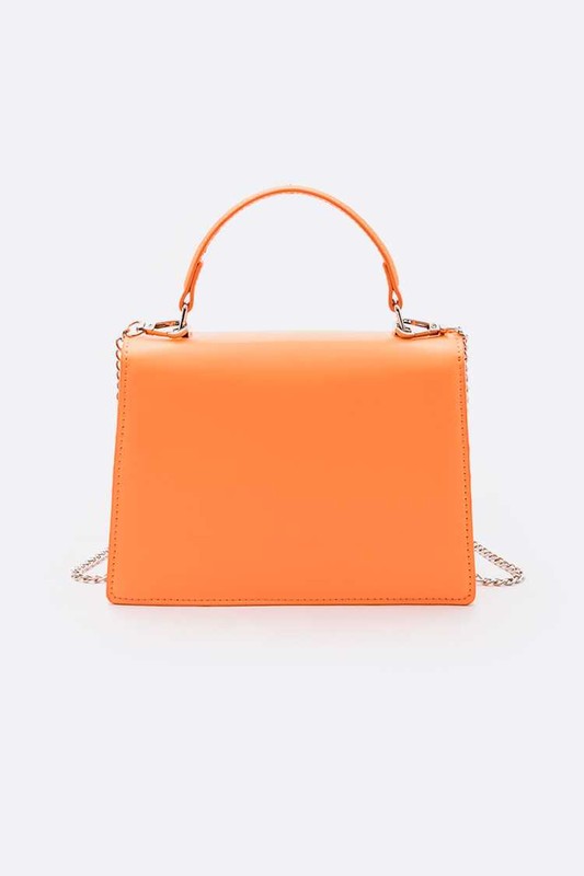 2 Tone Top Handle Transparent Stadium Bag-4 Colors