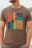 Father's Day Gift "He is Dad" Graphic Tee-14 Colors