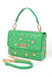 Mix Studs Convertible Top Handle Swing Bag-4 Colors