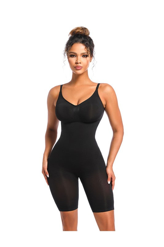SLIM Line Mid-Thigh Bodysuit-2 Colors
