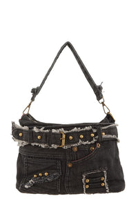 Denim Pants Shape Crossbody Bag-3 Colors