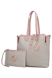 MKF Collection Juliana Oversize Tote & Wristlet- 8 Colors