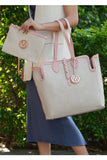 MKF Collection Juliana Oversize Tote & Wristlet- 8 Colors