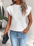 Terri Cap Sleeve Shirt-3 Colors