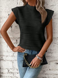 Terri Cap Sleeve Shirt-3 Colors