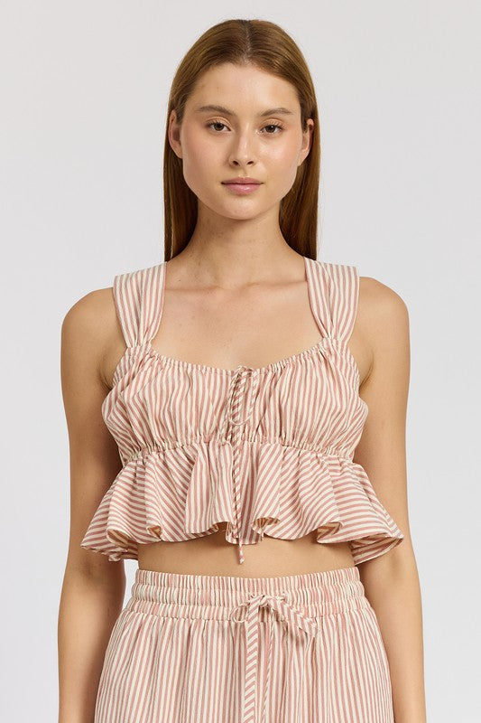 BABYDOLL CROPPED TOP