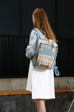 14.9 VINTAGE WATERPROOF BACKPACK-12 COLORS