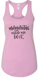 "Margaritas Made Me Do It" Summer Graphic Tank- 7 Colors