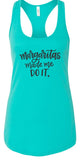 "Margaritas Made Me Do It" Summer Graphic Tank- 7 Colors