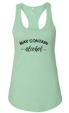 "May Contain Alcohol" Graphic Tank