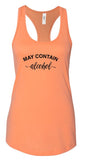 "May Contain Alcohol" Graphic Tank