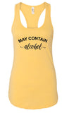 "May Contain Alcohol" Graphic Tank