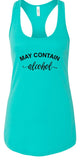 "May Contain Alcohol" Graphic Tank