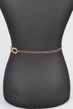 Textured Chain Link Fashion Chain Belt- 2 Colors
