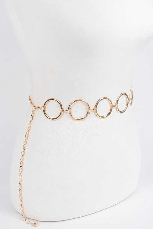 Iconic Rings Chain Belt- 2 Colors