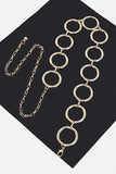 Iconic Rings Chain Belt- 2 Colors