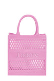 JADORE Mesh Style Top Handle Jelly Bag- 8 Colors