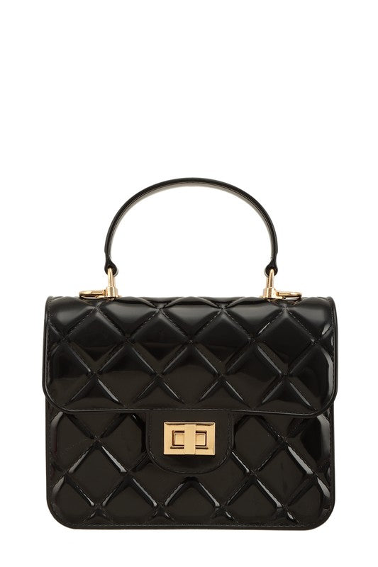 Diamond Quilted Cross Body Jelly Bag- 8 Colors