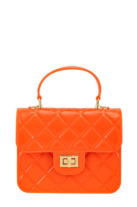 Diamond Quilted Cross Body Jelly Bag- 8 Colors