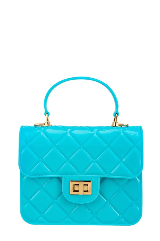 Diamond Quilted Cross Body Jelly Bag- 8 Colors