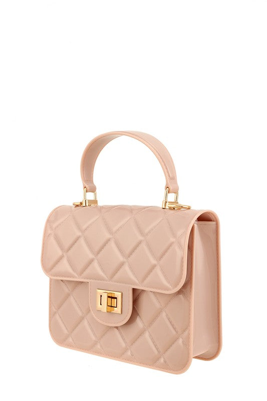 Diamond Quilted Cross Body Jelly Bag- 8 Colors