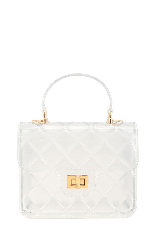 Diamond Quilted Cross Body Jelly Bag- 8 Colors