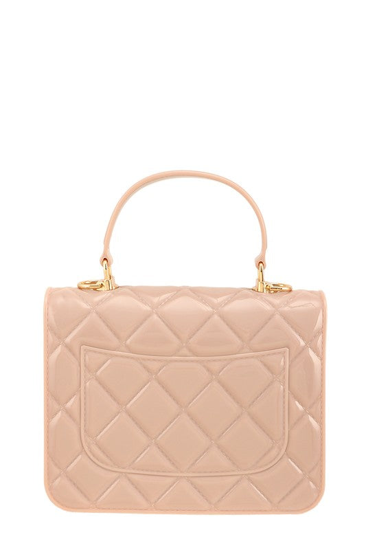Diamond Quilted Cross Body Jelly Bag- 8 Colors