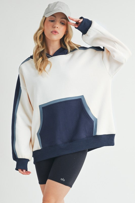 Kate Colorblock Hoodie-2 Colors