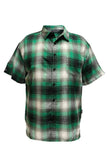 Men's Plaid Short Sleeve Flannel- 8 Colors