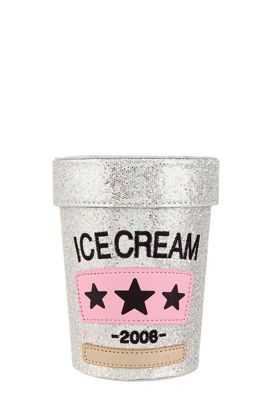 Ice Cream Round Shape Crossbody Bag- 3 Colors