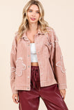 Drop Shoulder Corduroy Shacket- 2 Colors