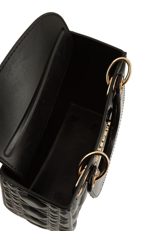 Square JADORE Accent Jelly Purse Flap Bag-8 Colors