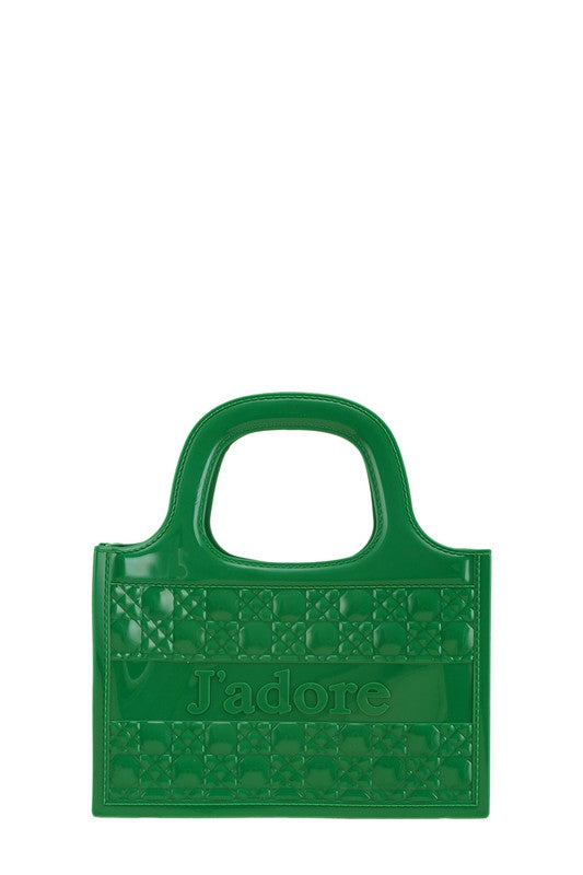 JADORE Top Handle Crossbody Jelly Bag-9 Colors